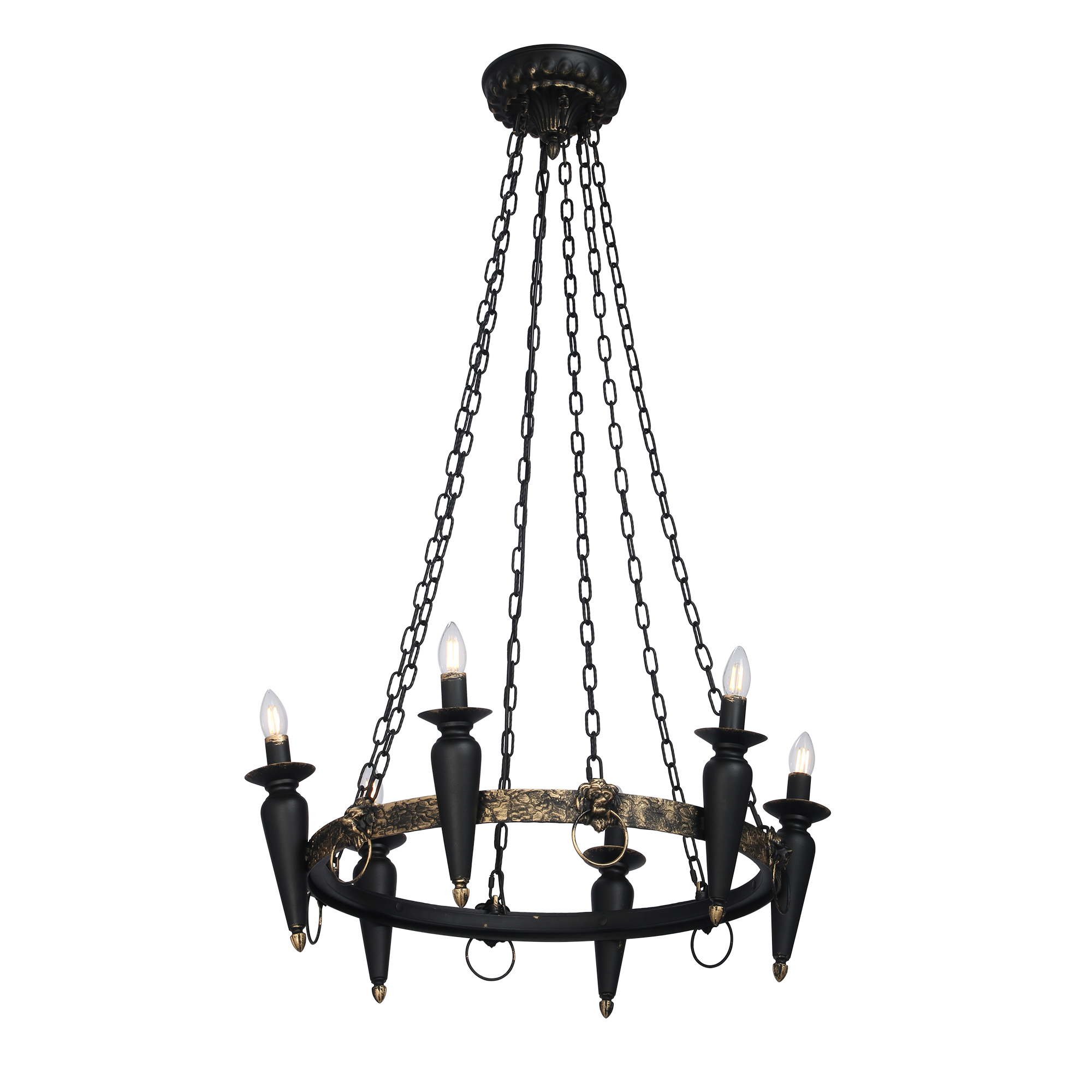 Люстра Розаnoff rs121/6.лиона 6xe14 макс. 60вт